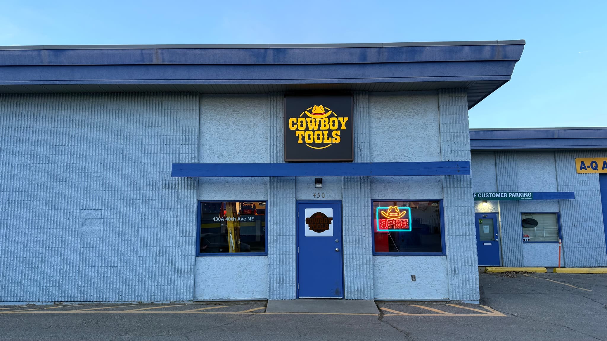 Cowboy Tools shop exterior — Calgary
